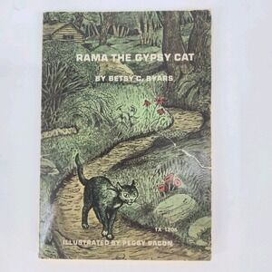 RAMA THE GYPSY CAT by Betsy C. Byars Vintage PB 1970 Scholastic 1st Printing